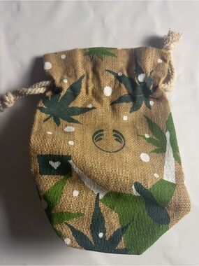 The Body Shop Natural Hemp Jute Drawstring Bag